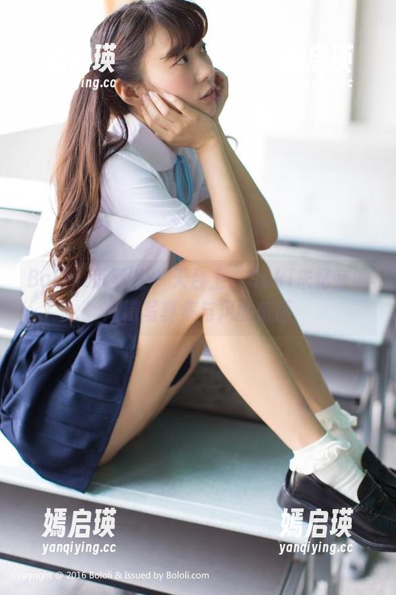 BoLoli菠萝社 - 天台上，Suki朱忆音的高清写真集与风的低语