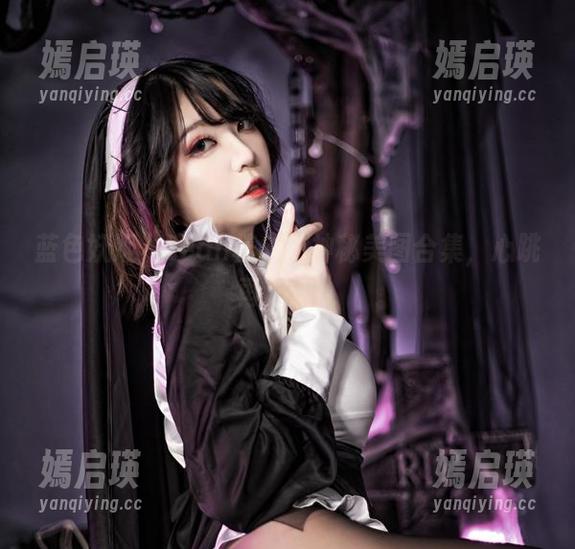 蓝色妖姬，Leah梓未的神秘美图合集，心跳再加速！
