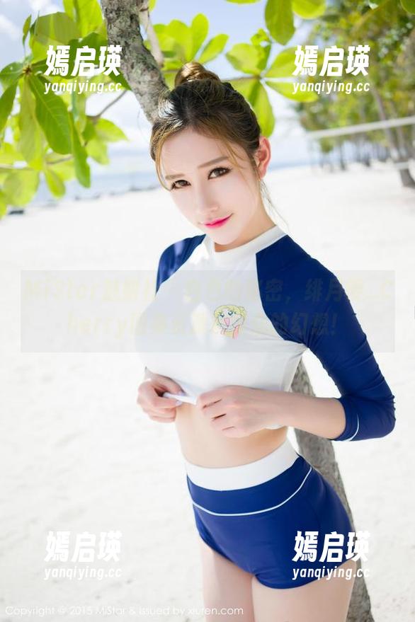 MiStar魅妍社 - 白色的秘密，绯月樱_Cherry图集资源解锁你的幻想！