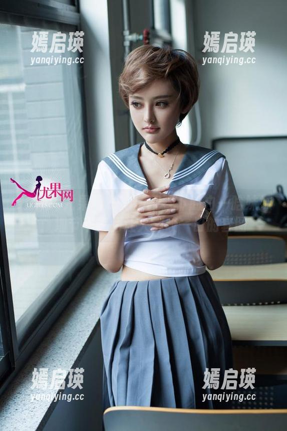 UGirls尤果网 - 高清视野下的白一晗妹妹：细节丰富到让人想咬一口的套图
