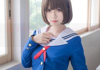 高清合集：穿上春日野穹的校服，白金Saki教你如何引发侧目！
